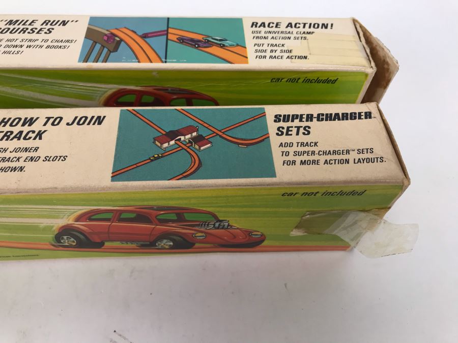 Vintage 1969 And 1970 Packs Of Mattel Hot Wheels Hot Strip Track Super Paks For Hot Wheels & Sizzlers With Original Boxes [Photo 16]