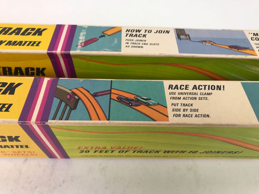 Vintage 1969 And 1970 Packs Of Mattel Hot Wheels Hot Strip Track Super Paks For Hot Wheels & Sizzlers With Original Boxes [Photo 14]