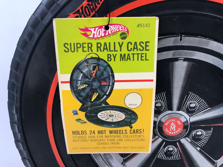 Vintage 1968 New With Original Tags Mattel Hot Wheels Super Rally Case 24 Car Capacity 5142 [Photo 5]