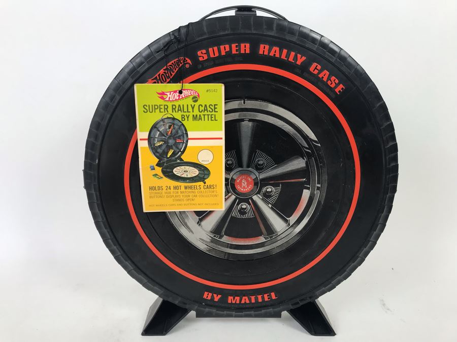 Vintage 1968 New With Original Tags Mattel Hot Wheels Super Rally Case 24 Car Capacity 5142 [Photo 4]