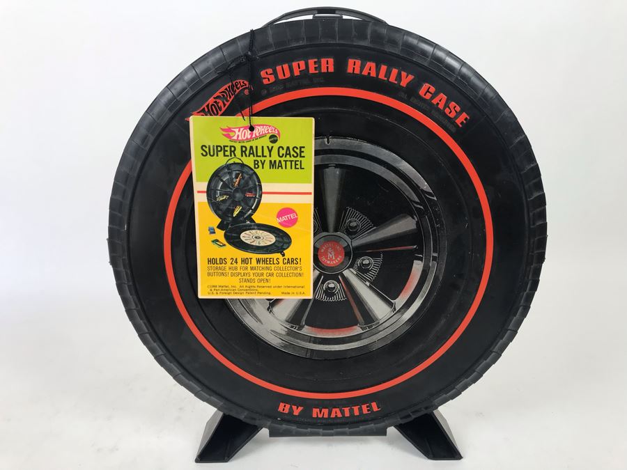 Vintage 1968 New With Original Tags Mattel Hot Wheels Super Rally Case 24 Car Capacity 5142 [Photo 19]