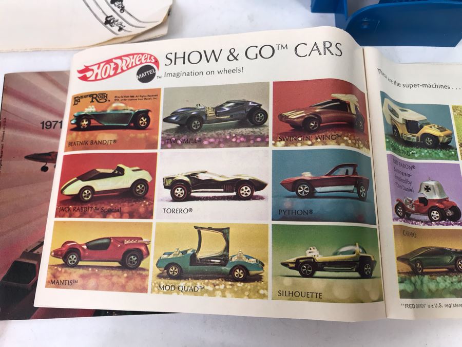 Vintage 1971 Mattel INCOMPLETE Rrrumblers Dude Feud Set With Box Missing RRRumblers Motorcycles - See Photos [Photo 23]