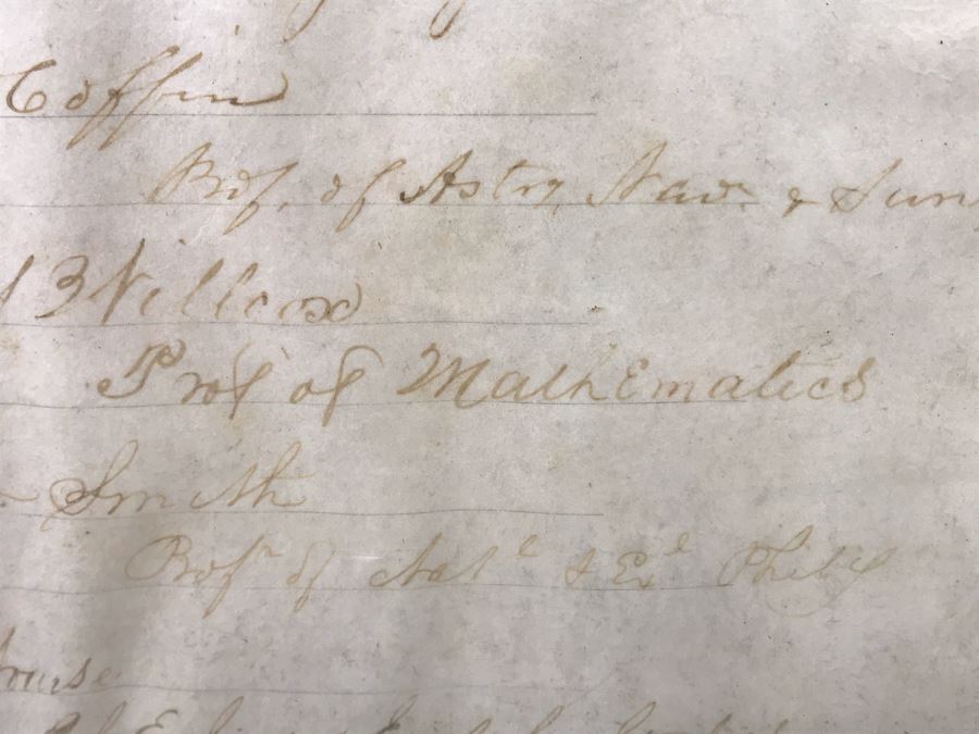 Antique 1864 Framed United States Naval Academy Certificate Of Graduation Diploma Of John C. Bennett As A Midshipman 18' X 23' [Photo 31]