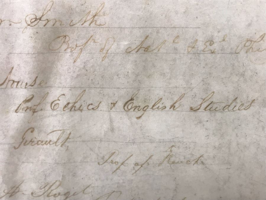 Antique 1864 Framed United States Naval Academy Certificate Of Graduation Diploma Of John C. Bennett As A Midshipman 18' X 23' [Photo 35]