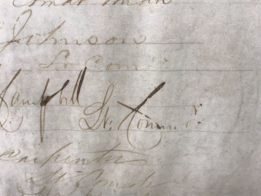 Antique 1864 Framed United States Naval Academy Certificate Of Graduation Diploma Of John C. Bennett As A Midshipman 18' X 23' [Photo 23]