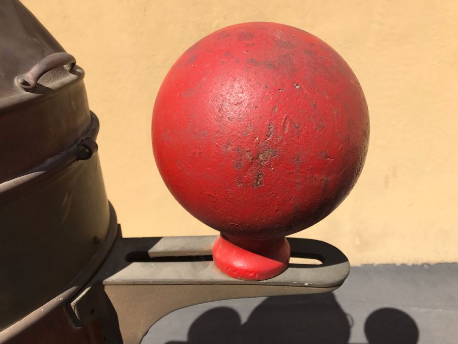 Vintage 1942 Binnacle From The SS Josiah Bartlett By Kelvin & Wilfrid O. White Co Nautical Instruments - This Item Has A Reserve Price [Photo 6]