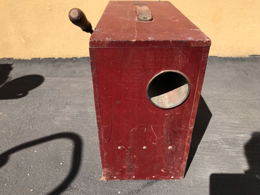 Antique Lothrop's Patent Fog Horn With 1901 Patent Date L D Lothrop Glouchester, Mass 18826 21'W X 9.5'D X 17'H [Photo 11]