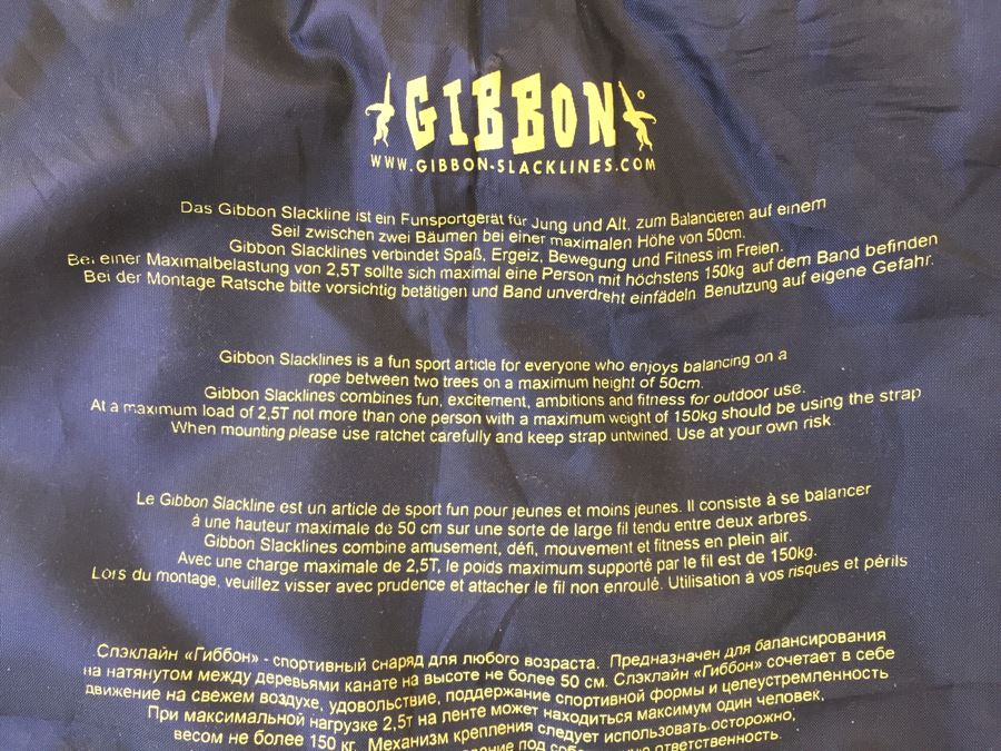 New Gibbon Slacklines Treewear Balance Line [Photo 4]