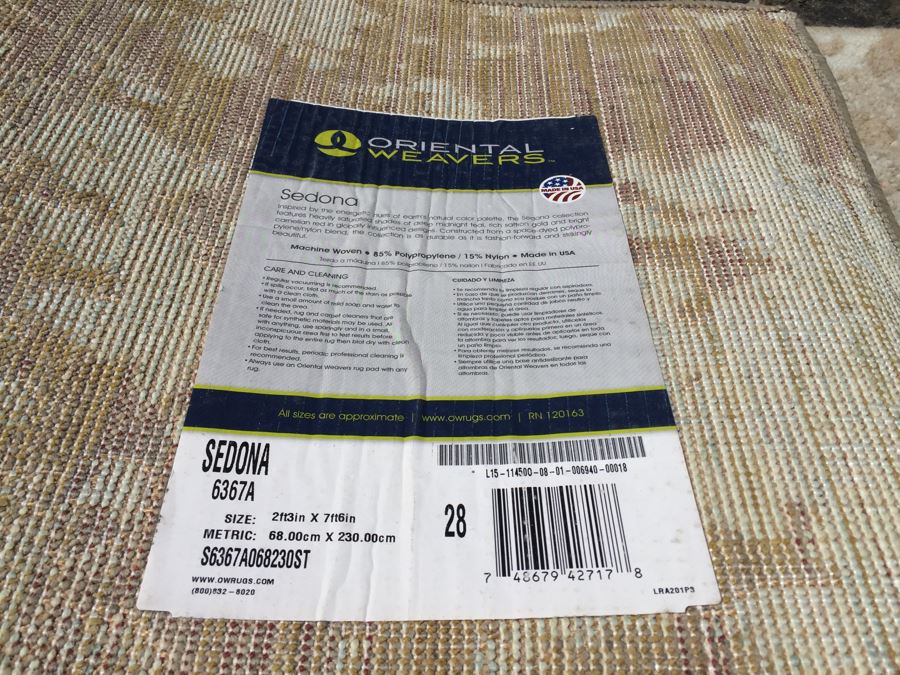 Oriental Weavers Sedona Runner Rug 7'6' X 2'3' [Photo 7]