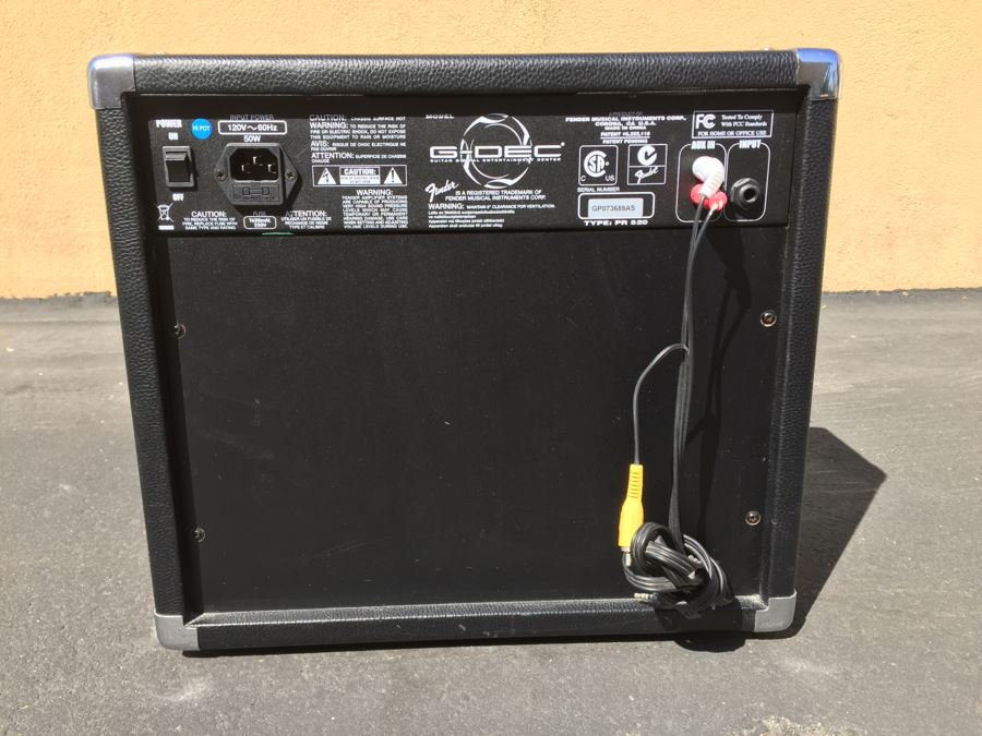 Fender G-Dec Guitar Digital Entertainment Center Amplifier, Leather Guitar Strap, 18.5' Guitar Amp Cord, Dean Markley Pickup And Microphone - See Photos [Photo 10]