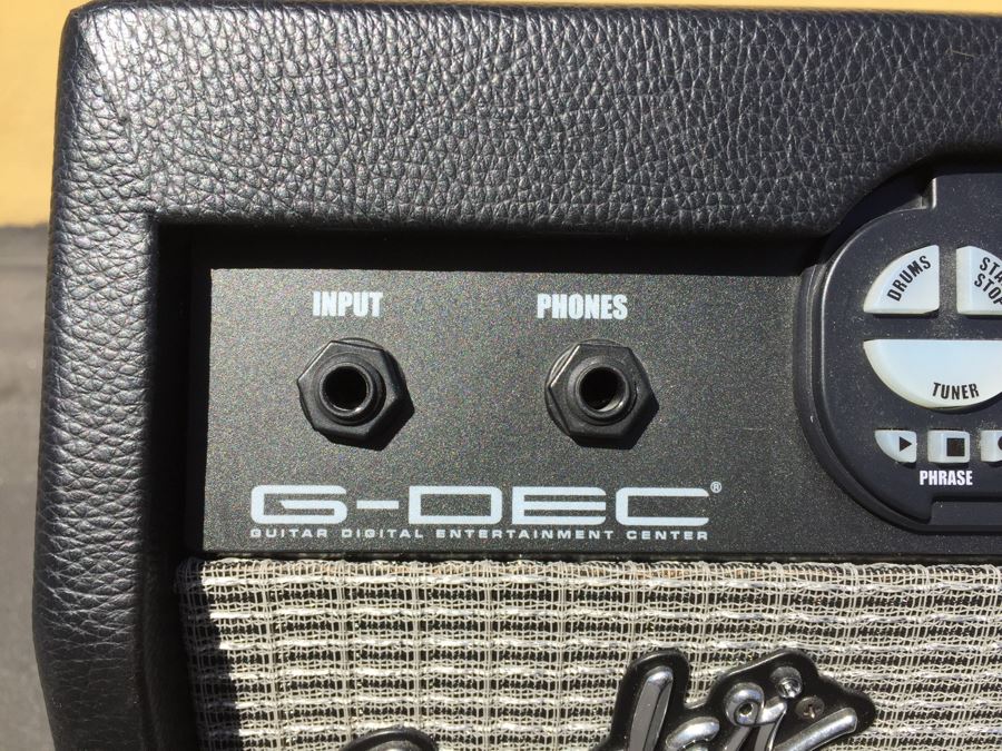 Fender G-Dec Guitar Digital Entertainment Center Amplifier, Leather Guitar Strap, 18.5' Guitar Amp Cord, Dean Markley Pickup And Microphone - See Photos [Photo 4]