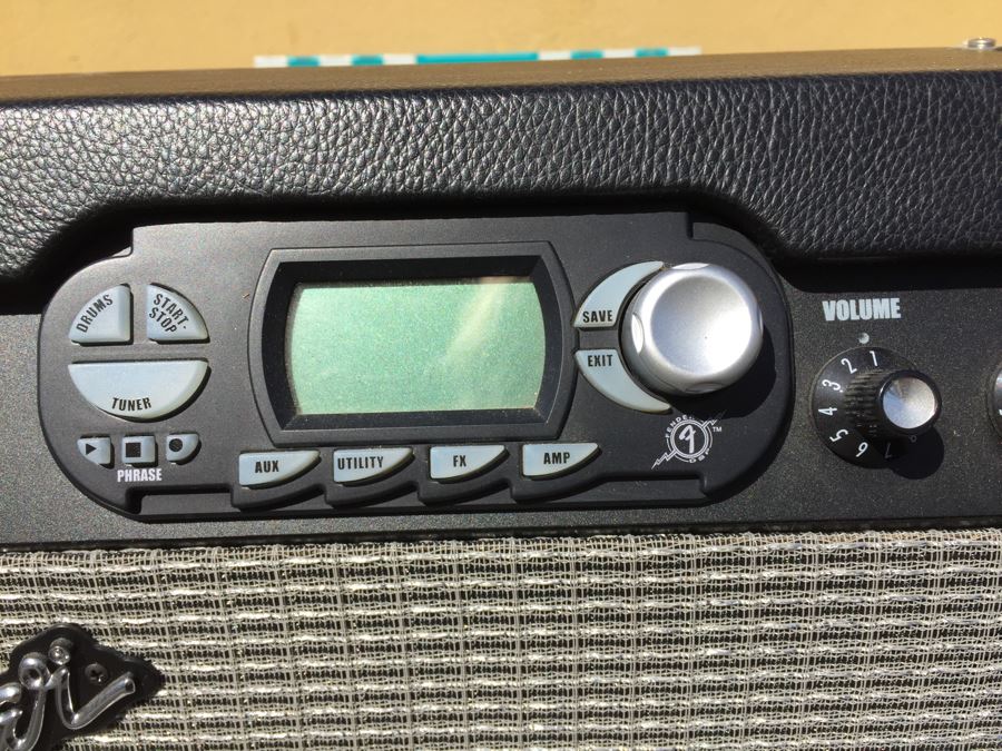 Fender G-Dec Guitar Digital Entertainment Center Amplifier, Leather Guitar Strap, 18.5' Guitar Amp Cord, Dean Markley Pickup And Microphone - See Photos [Photo 8]