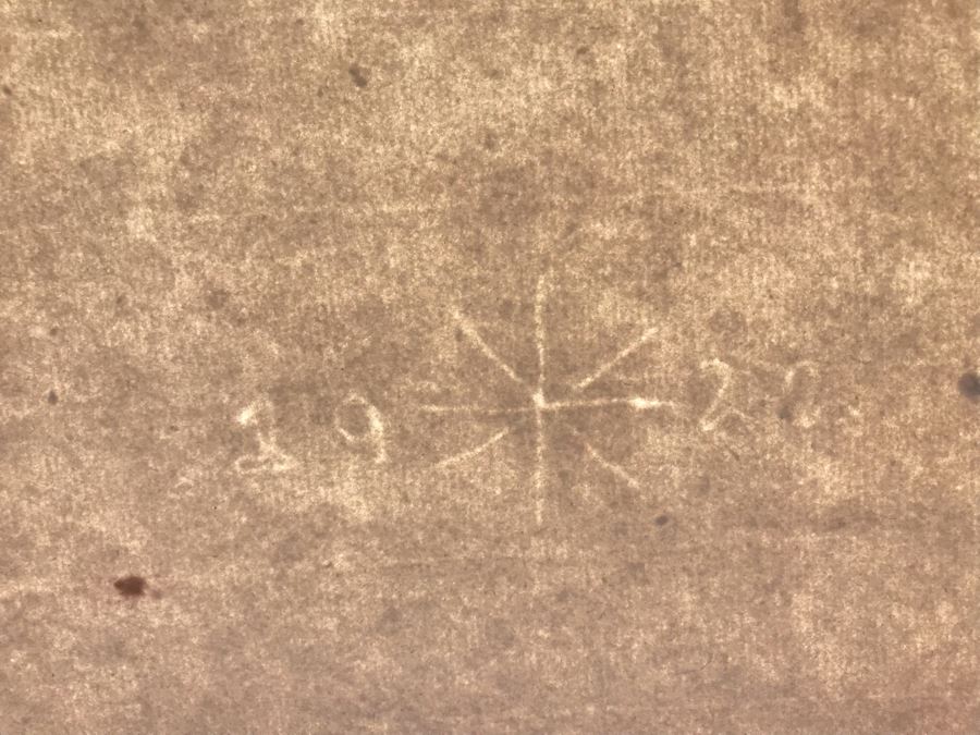 RARE Original Rembrandt Van Rijn Etching Titled 'Self Portrait In A Flat Cap And Embroidered Dress' Pressed In 1922 By Alex Eckener 2.5' X 3.5' Item Appraised At $7,732 Has A Reserve Price - See Description For More Info [Photo 33]