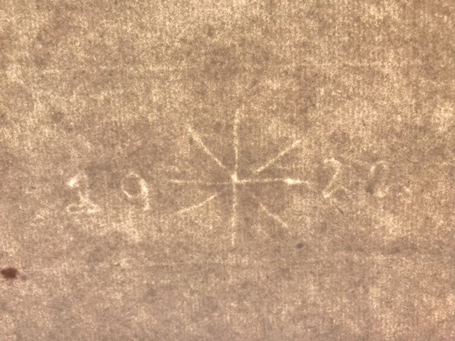 RARE Original Rembrandt Van Rijn Etching Titled 'Self Portrait In A Flat Cap And Embroidered Dress' Pressed In 1922 By Alex Eckener 2.5' X 3.5' Item Appraised At $7,732 Has A Reserve Price - See Description For More Info [Photo 34]