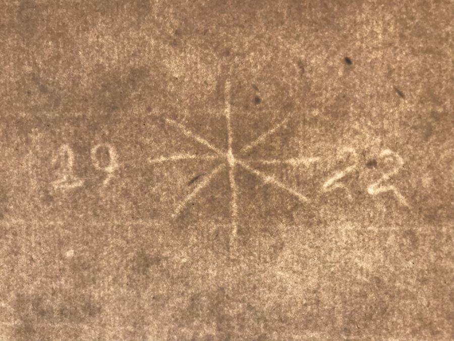 RARE Original Rembrandt Van Rijn Etching Titled 'Self Portrait In A Flat Cap And Embroidered Dress' Pressed In 1922 By Alex Eckener 2.5' X 3.5' Item Appraised At $7,732 Has A Reserve Price - See Description For More Info [Photo 30]