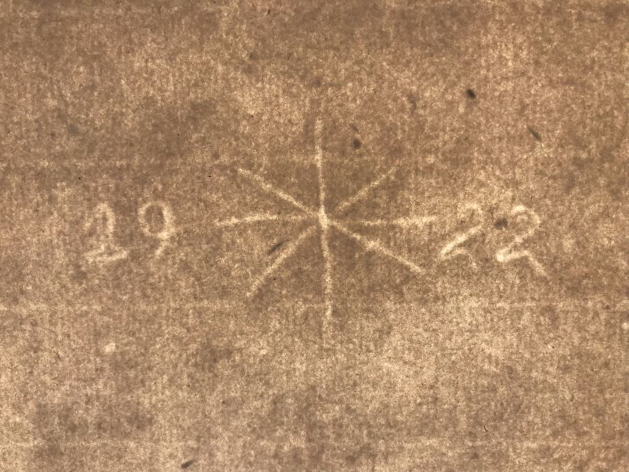 RARE Original Rembrandt Van Rijn Etching Titled 'Self Portrait In A Flat Cap And Embroidered Dress' Pressed In 1922 By Alex Eckener 2.5' X 3.5' Item Appraised At $7,732 Has A Reserve Price - See Description For More Info [Photo 31]