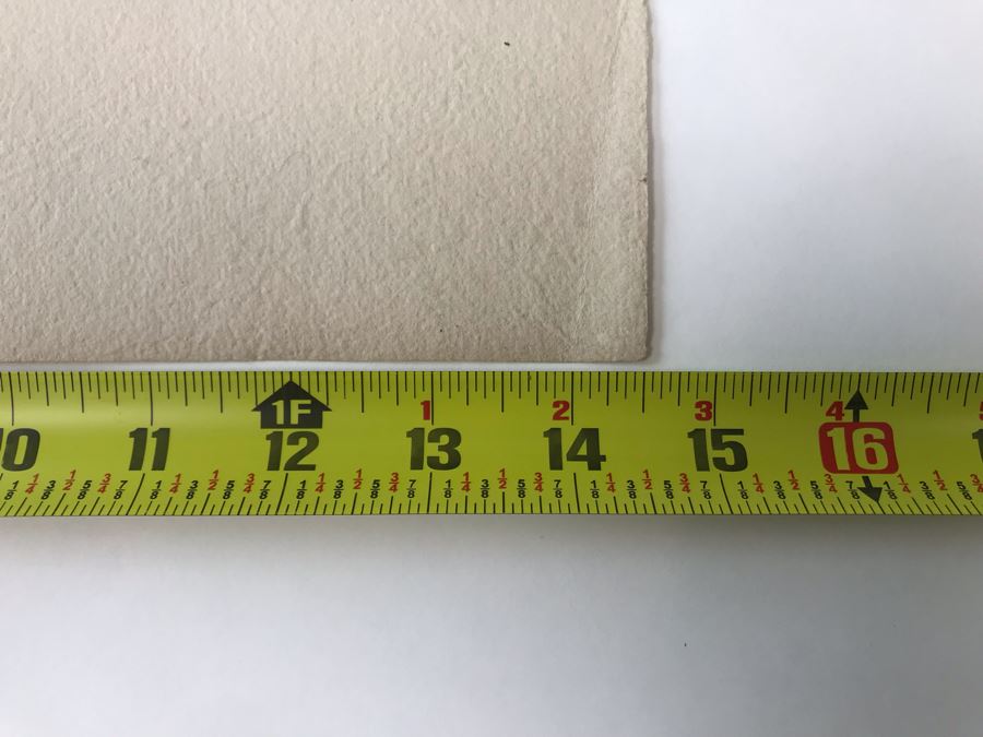 RARE Original Rembrandt Van Rijn Etching Titled 'Self Portrait In A Flat Cap And Embroidered Dress' Pressed In 1922 By Alex Eckener 2.5' X 3.5' Item Appraised At $7,732 Has A Reserve Price - See Description For More Info [Photo 25]