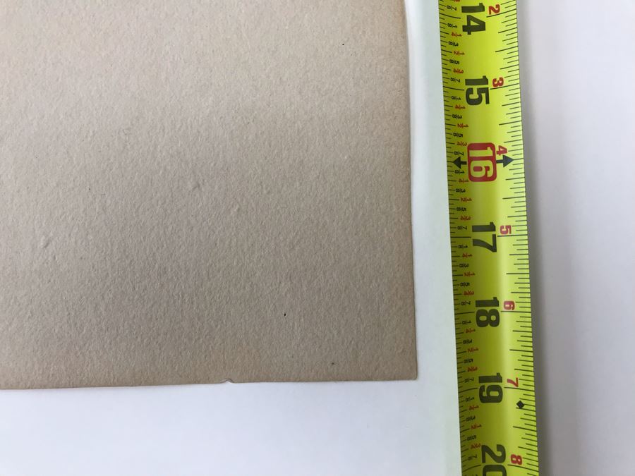 RARE Original Rembrandt Van Rijn Etching Titled 'David In Prayer' Pressed In 1922 By Alex Eckener 4' X 5.5' Item Appraised At $3,900 Has A Reserve Price - See Description For More Info [Photo 21]