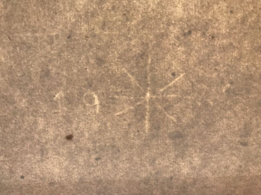 RARE Original Rembrandt Van Rijn Etching Titled 'David In Prayer' Pressed In 1922 By Alex Eckener 4' X 5.5' Item Appraised At $3,900 Has A Reserve Price - See Description For More Info [Photo 28]