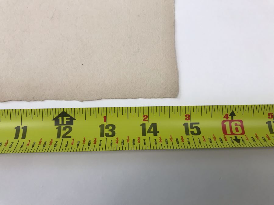 RARE Original Rembrandt Van Rijn Etching Titled 'The Circumcision In The Stable' Pressed In 1922 By Alex Eckener 5.5' X 3.75' Item Appraised At $5,400 Has A Reserve Price - See Description For More Info [Photo 36]