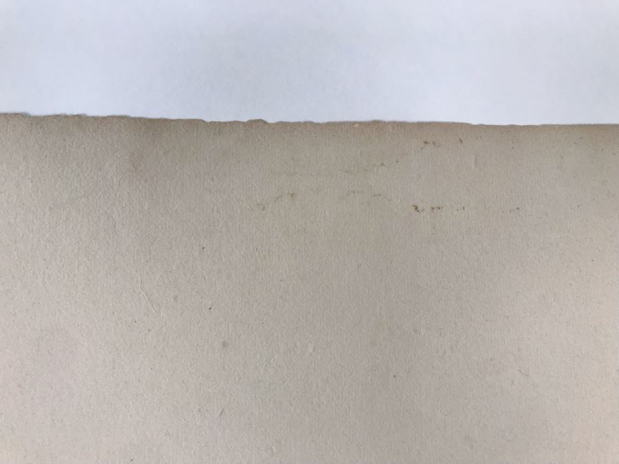 RARE Original Rembrandt Van Rijn Etching Titled 'The Circumcision In The Stable' Pressed In 1922 By Alex Eckener 5.5' X 3.75' Item Appraised At $5,400 Has A Reserve Price - See Description For More Info [Photo 31]