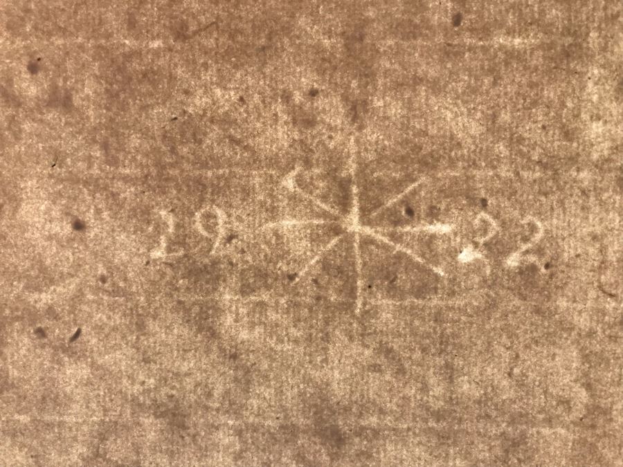 RARE Original Rembrandt Van Rijn Etching Titled 'The Circumcision In The Stable' Pressed In 1922 By Alex Eckener 5.5' X 3.75' Item Appraised At $5,400 Has A Reserve Price - See Description For More Info [Photo 39]