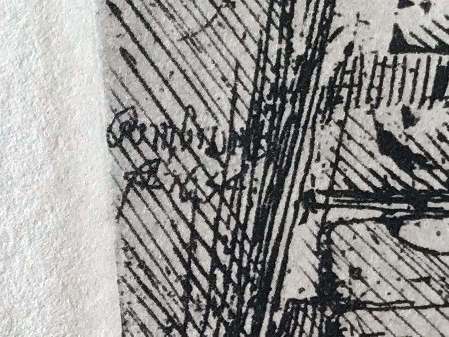 RARE Original Rembrandt Van Rijn Etching Titled 'The Circumcision In The Stable' Pressed In 1922 By Alex Eckener 5.5' X 3.75' Item Appraised At $5,400 Has A Reserve Price - See Description For More Info [Photo 24]