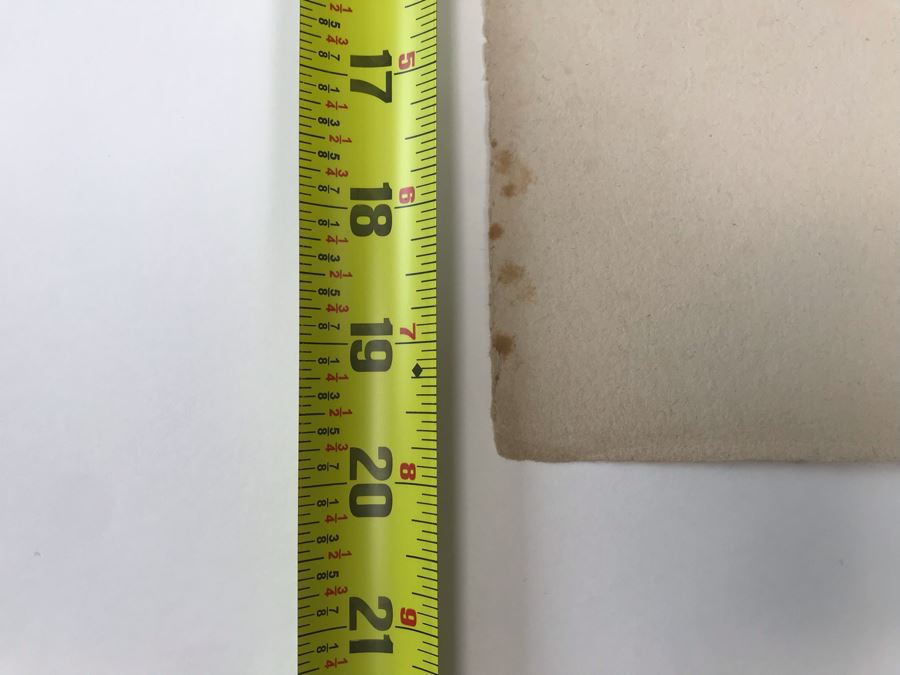 RARE Original Rembrandt Van Rijn Etching Titled 'The Circumcision In The Stable' Pressed In 1922 By Alex Eckener 5.5' X 3.75' Item Appraised At $5,400 Has A Reserve Price - See Description For More Info [Photo 34]