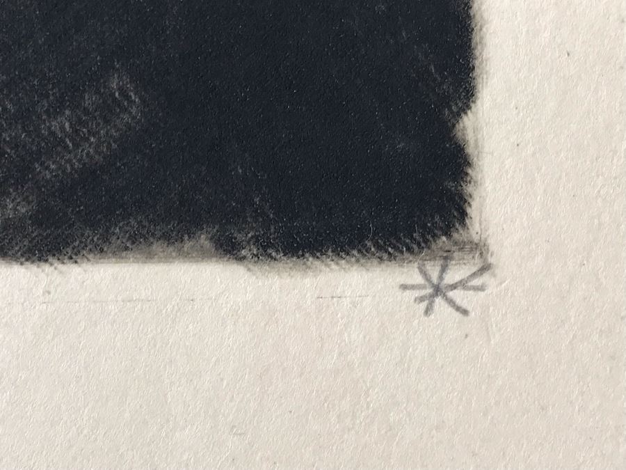 Original 1926 Pencil Hand Signed Alex Eckener Etching Titled Kopfstudie, Mann Mit Hut (Head Study, Man With Hat) 6.5' X 8' - See Description [Photo 15]