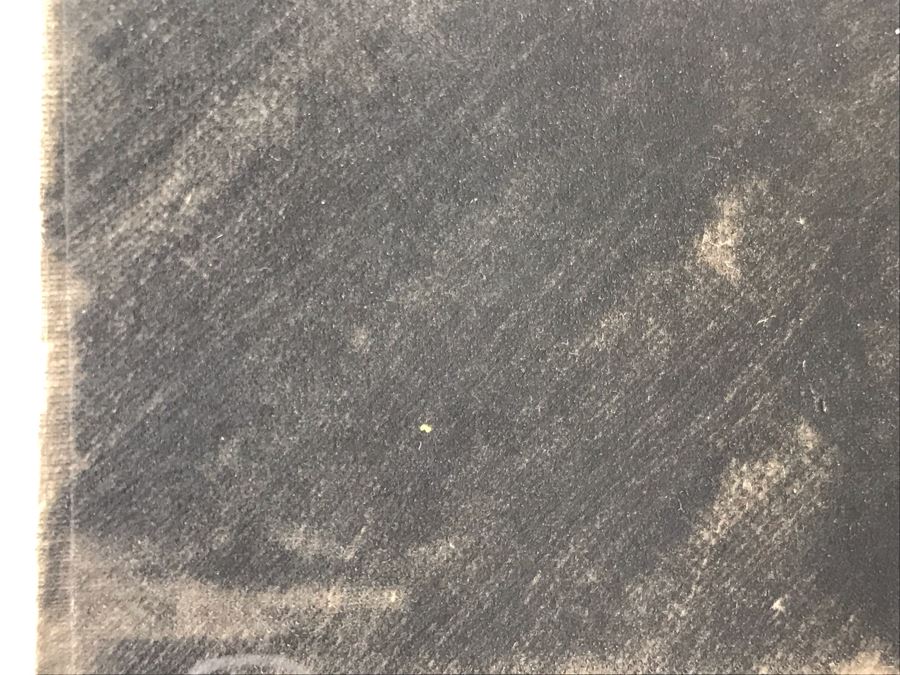 Original 1926 Pencil Hand Signed Alex Eckener Etching Titled Kopfstudie, Mann Mit Hut (Head Study, Man With Hat) 6.5' X 8' - See Description [Photo 20]