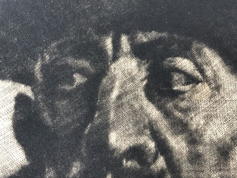 Original 1926 Pencil Hand Signed Alex Eckener Etching Titled Kopfstudie, Mann Mit Hut (Head Study, Man With Hat) 6.5' X 8' - See Description [Photo 9]