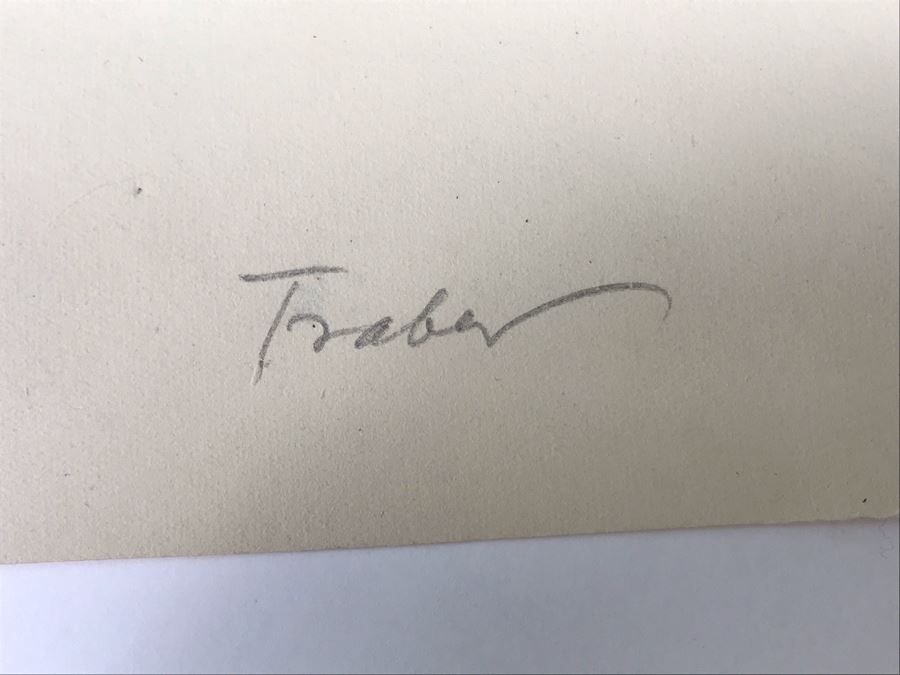 Original 1931 Pencil Hand Signed Alex Eckener Etching Titled 'Ausritt' 'Ride' Riding Horses 10' X 7.5' - See Description [Photo 22]