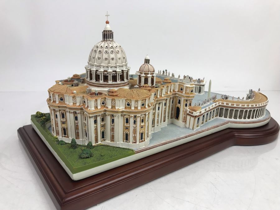 Danbury Mint The Vatican Collection Of Historic Catholic Churches Sculpture Figurine With Box [Photo 13]