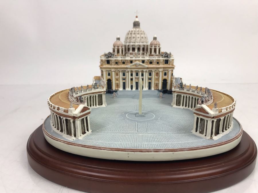 Danbury Mint The Vatican Collection Of Historic Catholic Churches Sculpture Figurine With Box [Photo 17]