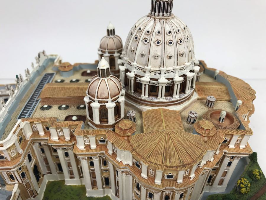 Danbury Mint The Vatican Collection Of Historic Catholic Churches Sculpture Figurine With Box [Photo 5]
