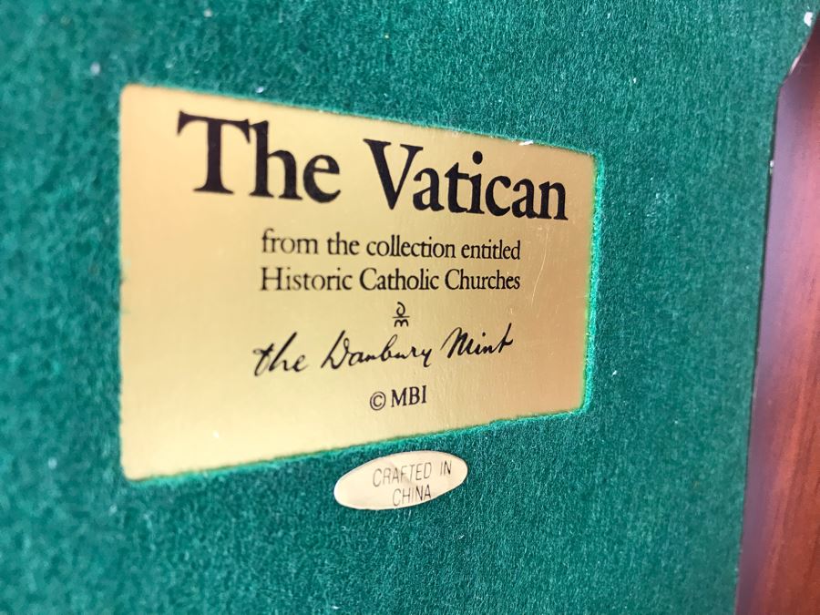 Danbury Mint The Vatican Collection Of Historic Catholic Churches Sculpture Figurine With Box [Photo 22]
