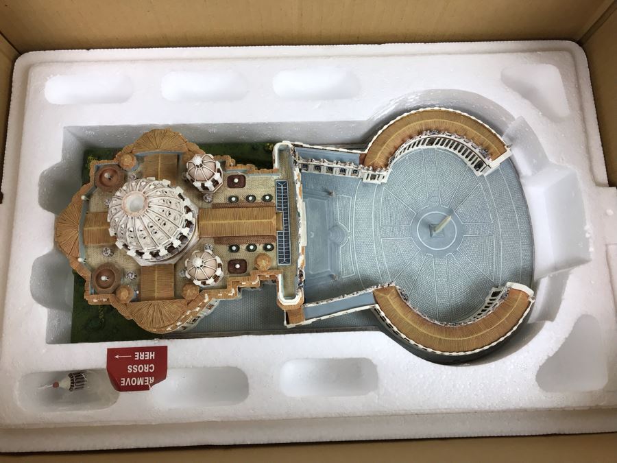 Danbury Mint The Vatican Collection Of Historic Catholic Churches Sculpture Figurine With Box [Photo 23]