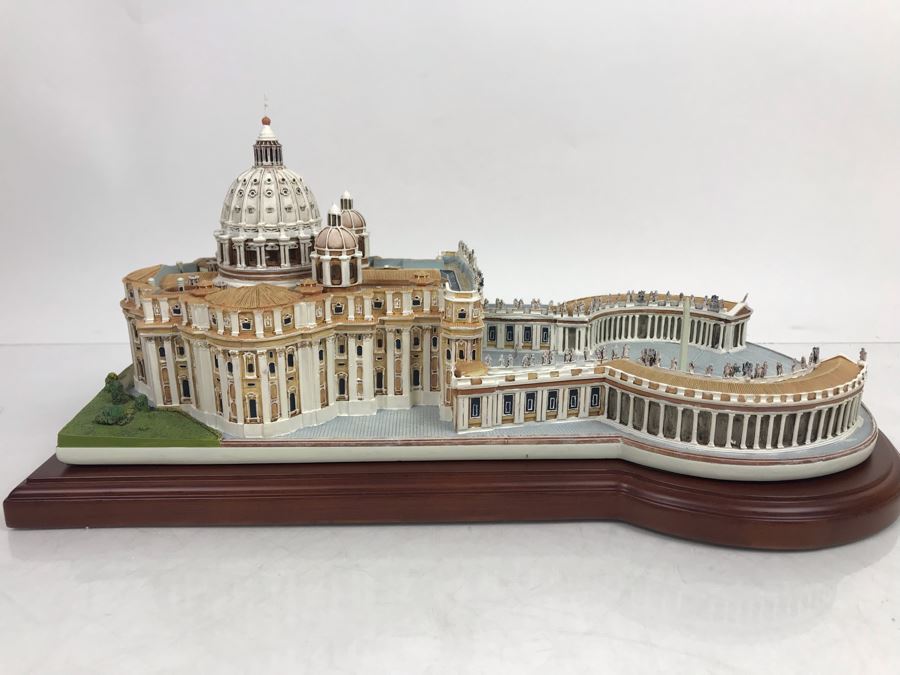 Danbury Mint The Vatican Collection Of Historic Catholic Churches Sculpture Figurine With Box [Photo 14]