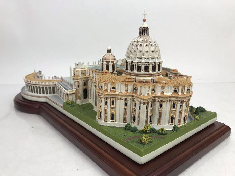Danbury Mint The Vatican Collection Of Historic Catholic Churches Sculpture Figurine With Box [Photo 9]