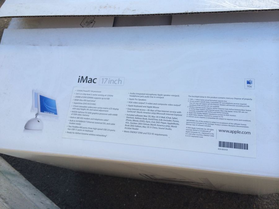 17' iMac Apple Computer in Box (Used) [Photo 2]