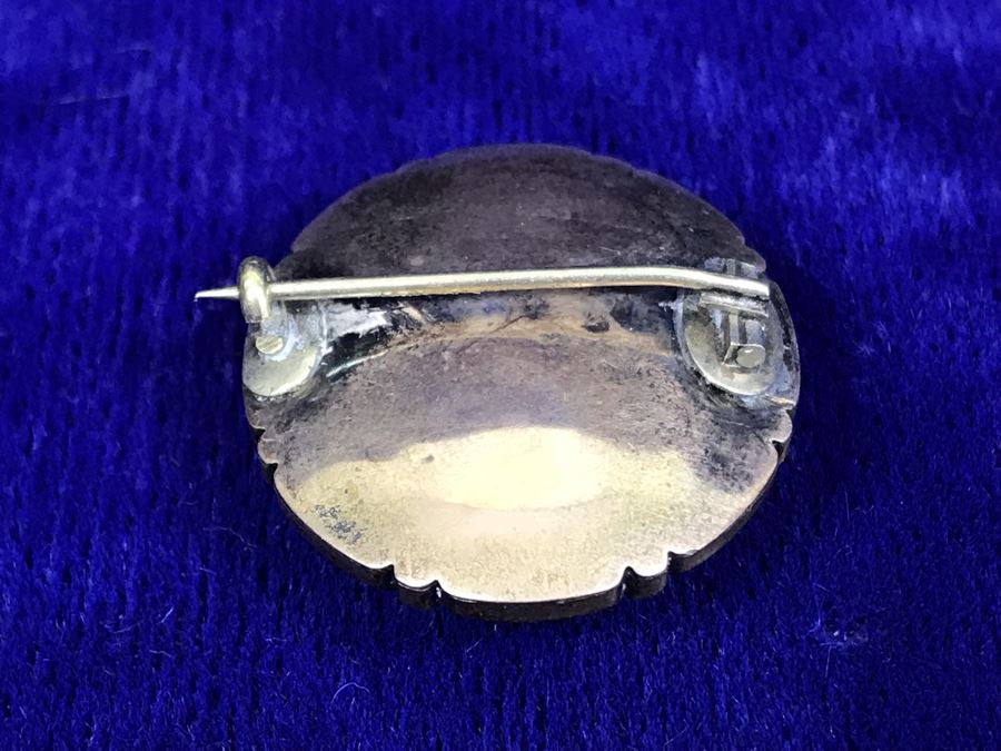 Antique Photograph Brooch Pin 8g [Photo 11]