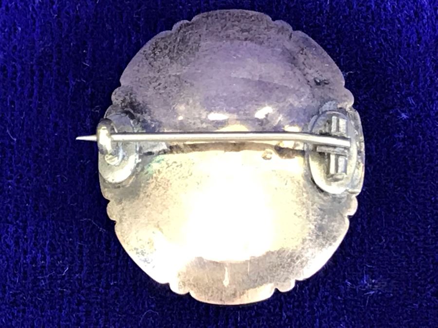 Antique Photograph Brooch Pin 8g [Photo 10]