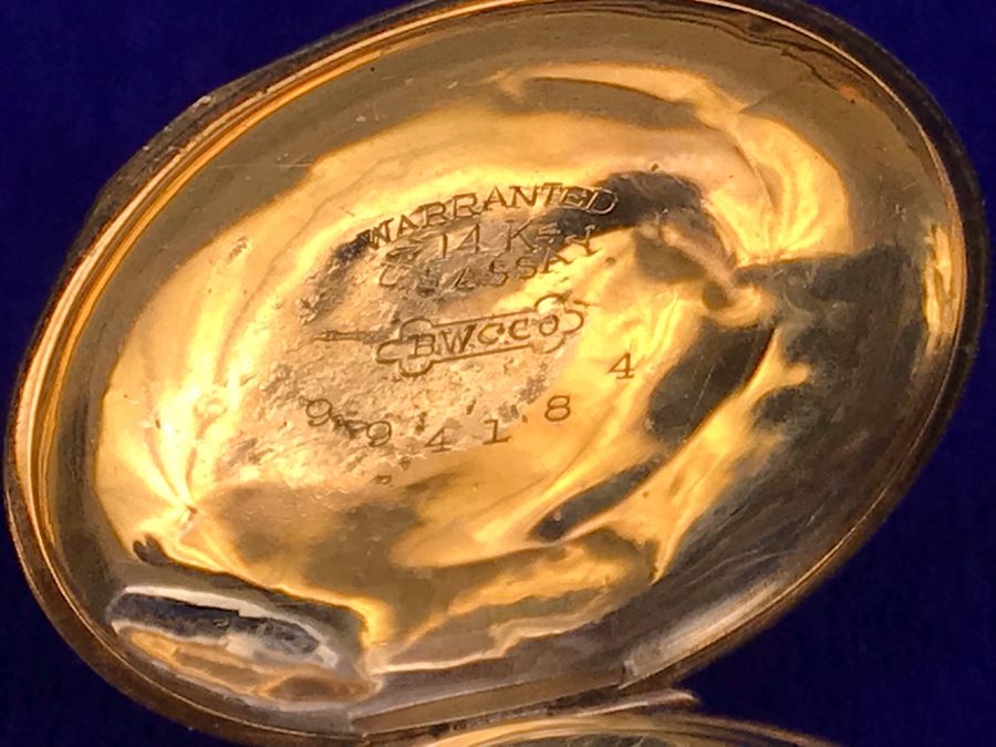 Antique 1867-1881 Elgin 14K Gold Case Pocket Watch 15 Jewels With Brooch Pin Holder - Pocket Watch Alone Weighs 30.1g [Photo 22]