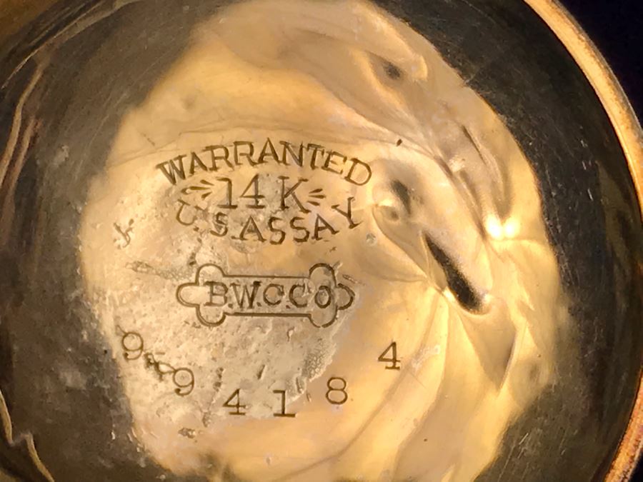 Antique 1867-1881 Elgin 14K Gold Case Pocket Watch 15 Jewels With Brooch Pin Holder - Pocket Watch Alone Weighs 30.1g [Photo 5]