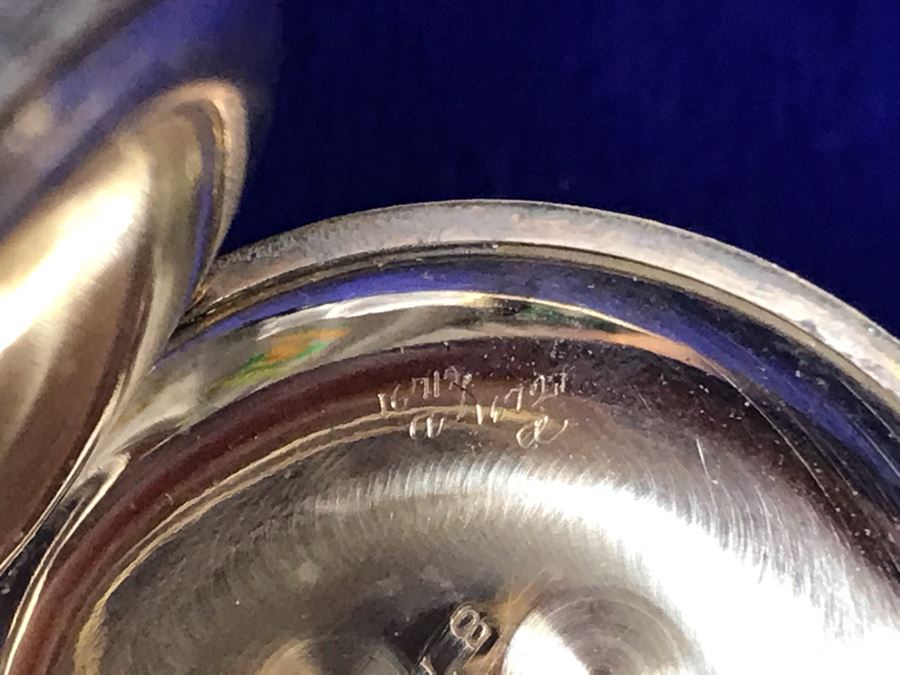 Antique 1901-1903 Elgin Pocket Watch Gold Filled 20 Year Case With Brooch Pin Holder Estimate $350 [Photo 19]