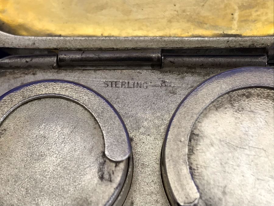 Sterling Silver Monogramed Chatelaine Coin Holder Purse 34.9g [Photo 4]