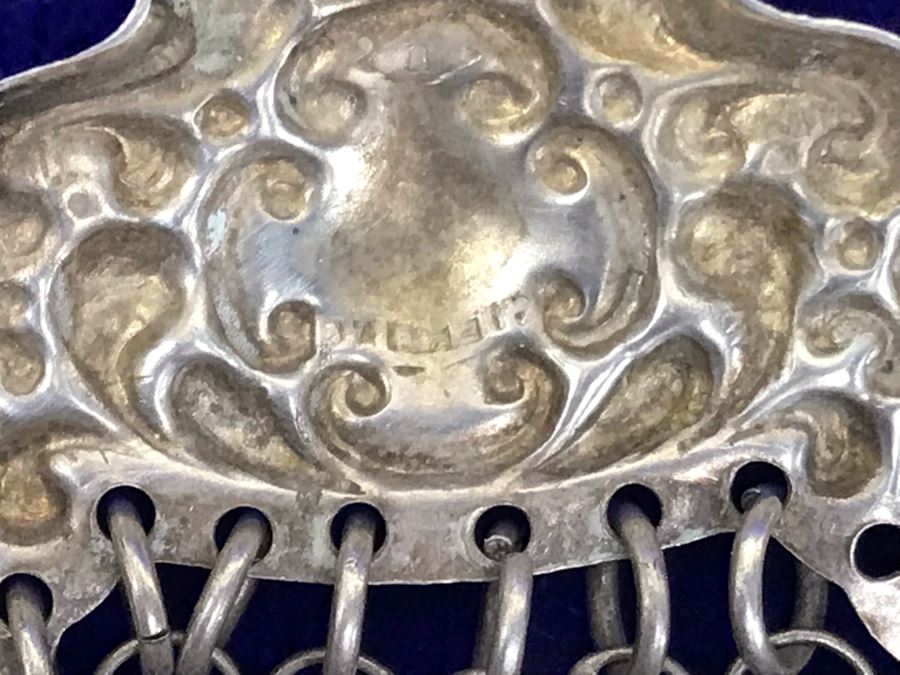 Vintage Sterling Silver Mesh Purse 19.2g [Photo 9]