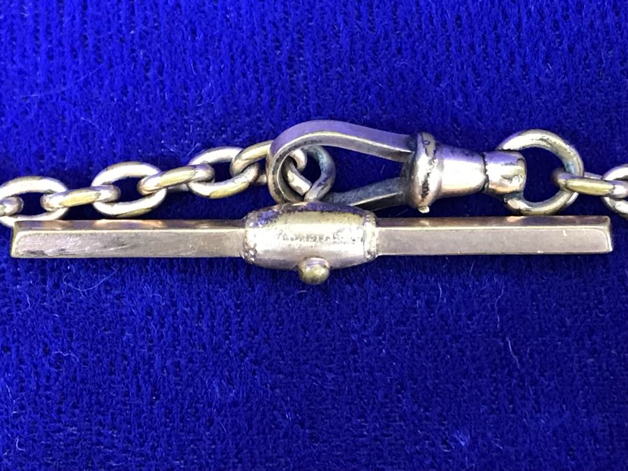 Vintage Braided Real Blonde Hair Necklace With Gold Tone Pendant 11”L [Photo 12]