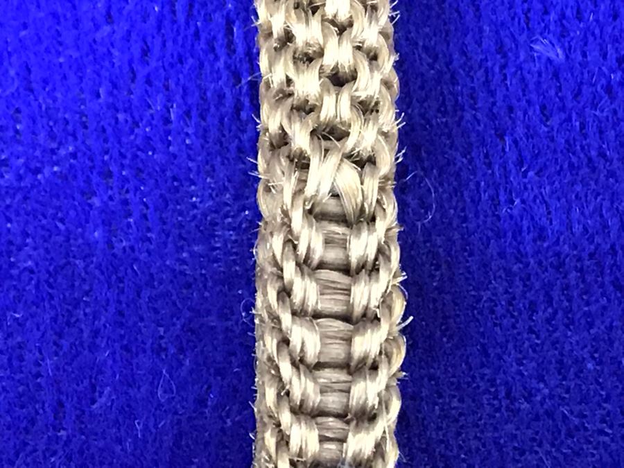 Vintage Braided Real Blonde Hair Necklace With Gold Tone Pendant 11”L [Photo 15]