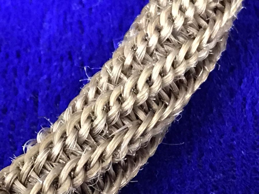 Vintage Braided Real Blonde Hair Necklace With Gold Tone Pendant 11”L [Photo 10]